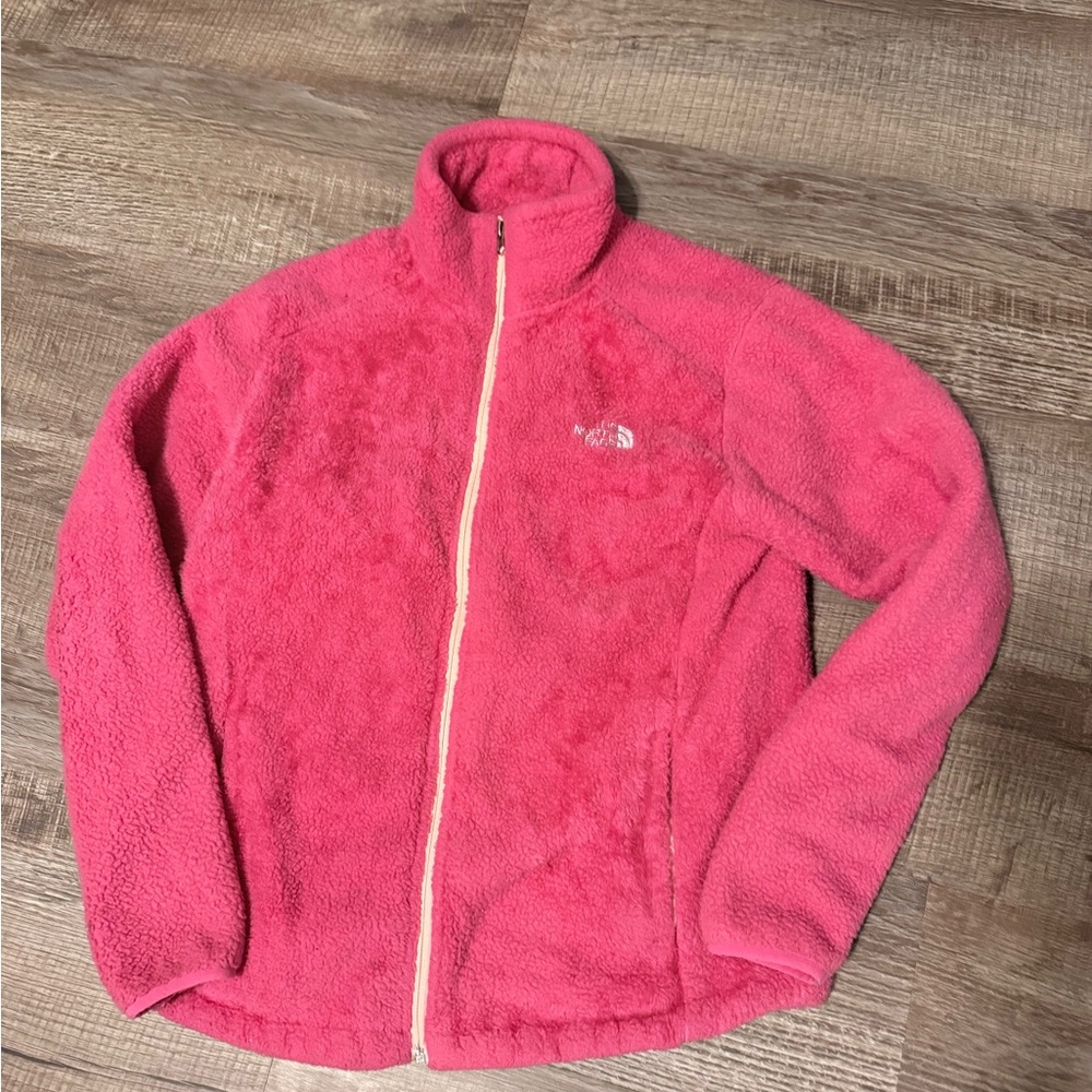 The North Face Hot Pink Plush Fleece Jacket